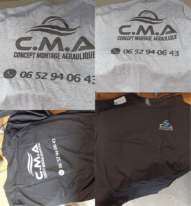 Impression Linkedin CMA T-shirt